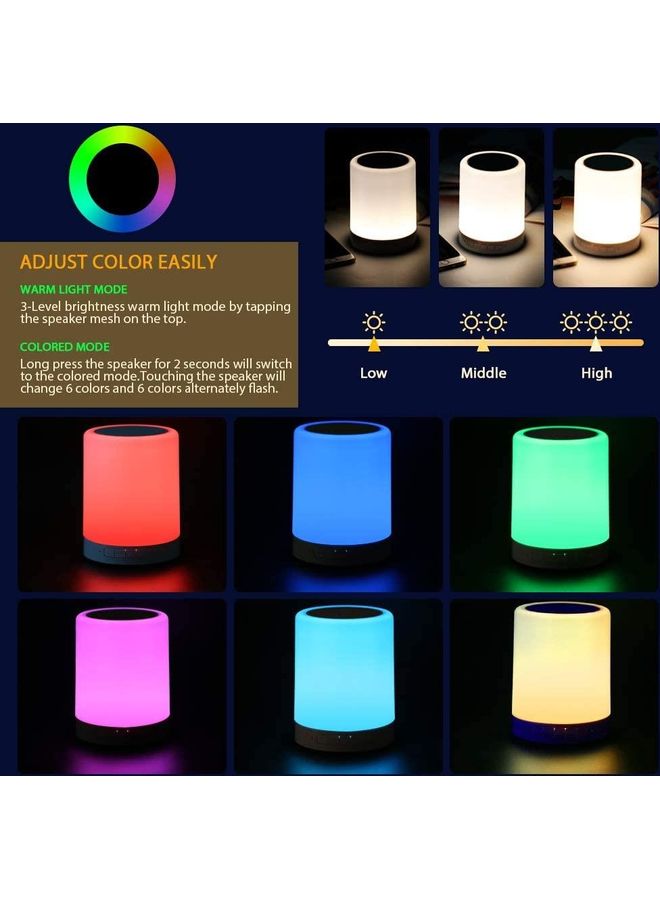 Bluetooth Speaker Lamp Multicolour - Image 2